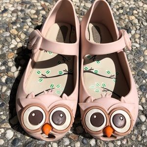 Mini melissa owl shoes 10